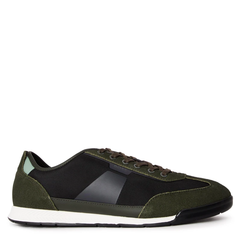 Image of Boss Boss Nitan Lowp Nymith 10271652 01 Low-Top Trainers Mens Open Green male 6 (40)