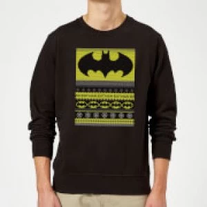 Image of Batman Christmas Sweatshirt - Black