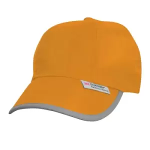 Image of Result Unisex High-Vis Baseball Cap (3M) (Pack of 2) (One Size) (Hi Vis Orange)