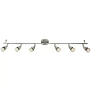 Image of Adjustable 6 Light Spotlight Chrome, GU10 - Endon