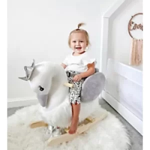 Image of HOMCOM Rocking Horse 330-106 590 mm 330 mm 600 mm Grey