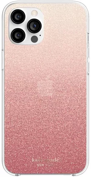 Image of Kate Spade New York Sunset glitter ombre iPhone case Pink