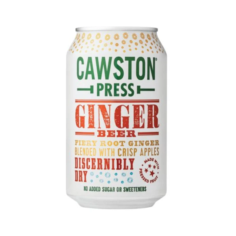 Image of Cawston Press Ginger Beer Fizzy Drink 330ml (24 Pack) CANS104