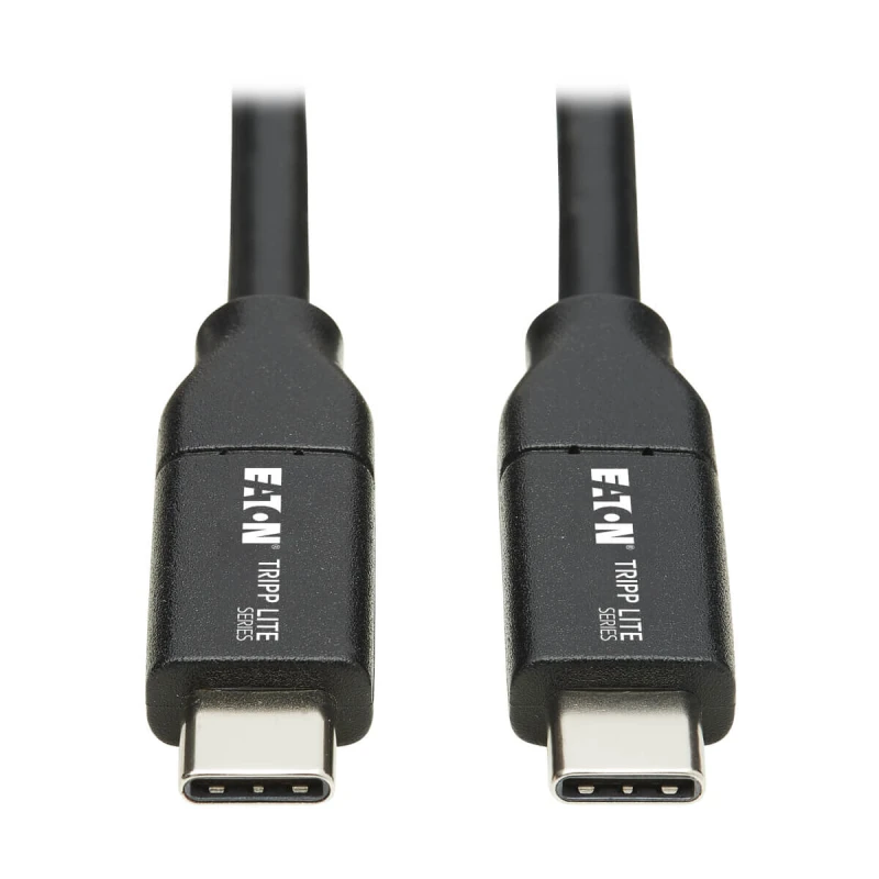 Image of Tripp Lite U040-C2M-C-5A USB-C Cable (M/M). USB 2.0. 5A (100W) Rated.