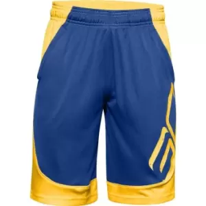Image of Under Armour Curry Basketball Shorts Junior Boys - Blue