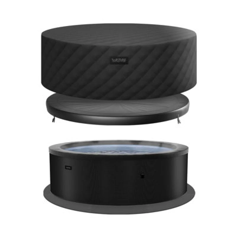 Image of Wave Spas Wave Spas Wave Tahoe Energy-Efficient Hot Tub Bundle 4 Person in Black 4 Person Unisex 5061039897363