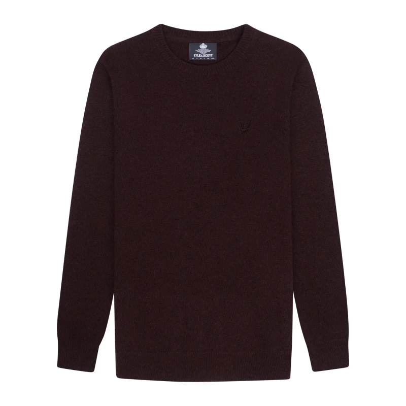 Image of Lyle & Scott Crewneck sweatshirt Lyle & Scott Tonal Eagle Rouge Male S