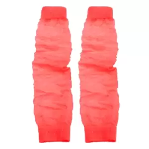 Image of Ladies/Womens Neon Leg Warmers (1 Pair) (One Size) (Neon Orange)