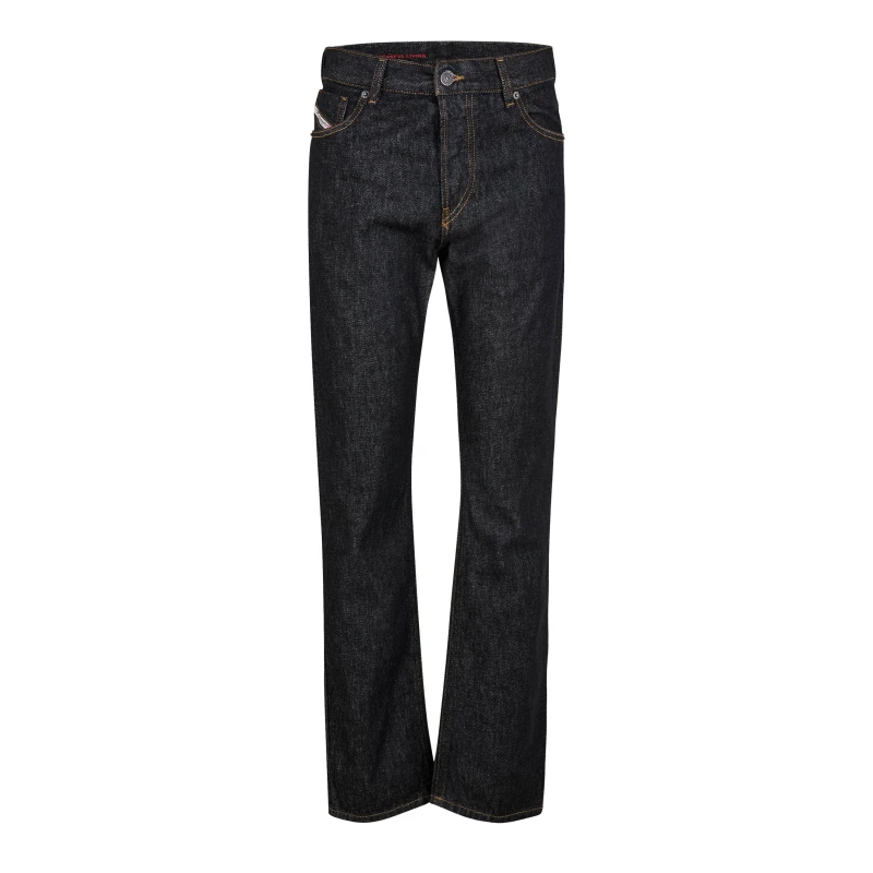 Image of Diesel Mens 1995 Straight Leg Jeans Blk Gry Denim male 28W S