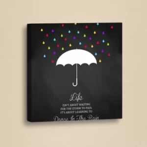 Image of SLO058 Blac White Purple Green Yellow Decorative Canvas Painting