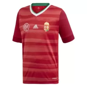 Image of 2020-2021 Hungary Home Adidas Football Shirt (Kids)