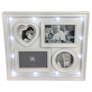 Image of White LED 4 Photo Frame