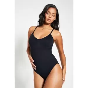 Image of I Saw It First Seamless Smoothing Shapewear Bodysuit - Black