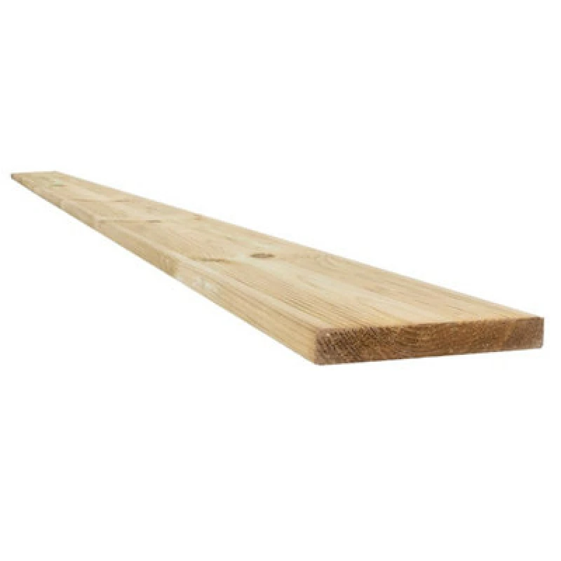 Image of Snowdon Timber Treated Reject Extra-Wide Decking Board (T) 27mm (W) 145mm (L) 2.4M - Pack Of 8