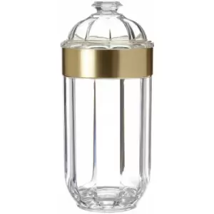 Image of Large Light Gold Acrylic Canister - Premier Housewares