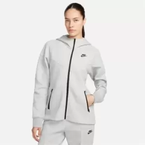 Image of Nike Sportswear Tech Fleece Windrunner Womens Full-Zip Hoodie - Grey