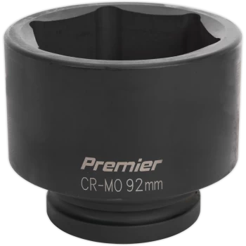 Image of Sealey 1" Drive Hexagon Impact Socket Metric 1" 92mm