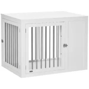 Image of Pawhut Furniture-style Dog Crate w/ 2 Lockable Doors - Medium/Large