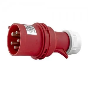 Image of ESR 32A 380V-415V IP44 Industrial 3 Pin and Earth Male Plug With Neutral
