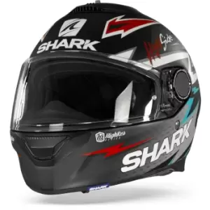 Image of Shark Spartan 1.2 Adrian Parassol Mat Black Silver Red S