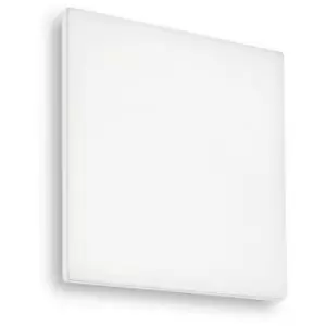Image of Ideal Lux Mib - LED Outdoor 1 Light Flush Ceiling Light White IP65