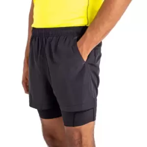 Image of Dare 2B Mens Recreate II Lightweight 2 in 1 Active Shorts S - Waist 32' (81cm)