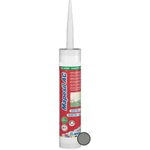 Image of Mapei - Mapesil AC 100% silicone sealant, solvent free, mold resistant, Medium Grey (MAPS113)
