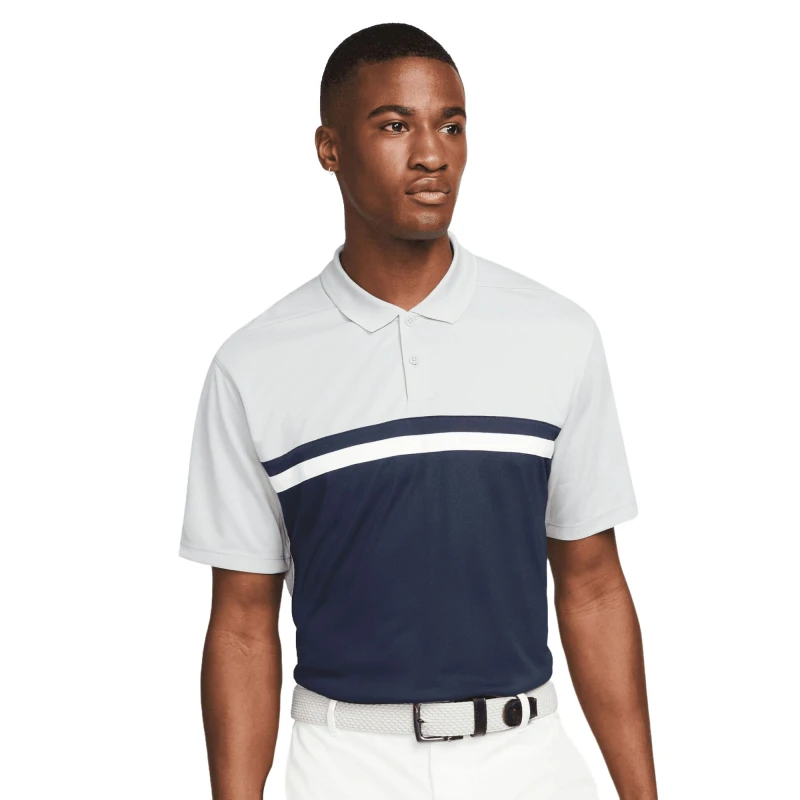 Image of Nike Victory Dri-FIT Golf Polo Shirt Pale Grey