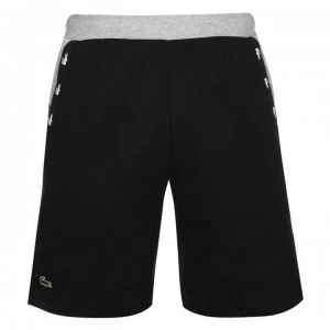 Image of Lacoste Tape Fleece Shorts - Black NA4