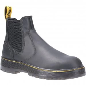 Image of Dr Martens Eaves Elasticated Safety Boot Black Size 6
