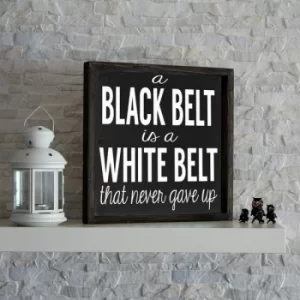 Image of KZM292 Brown White Black Decorative Framed MDF Painting