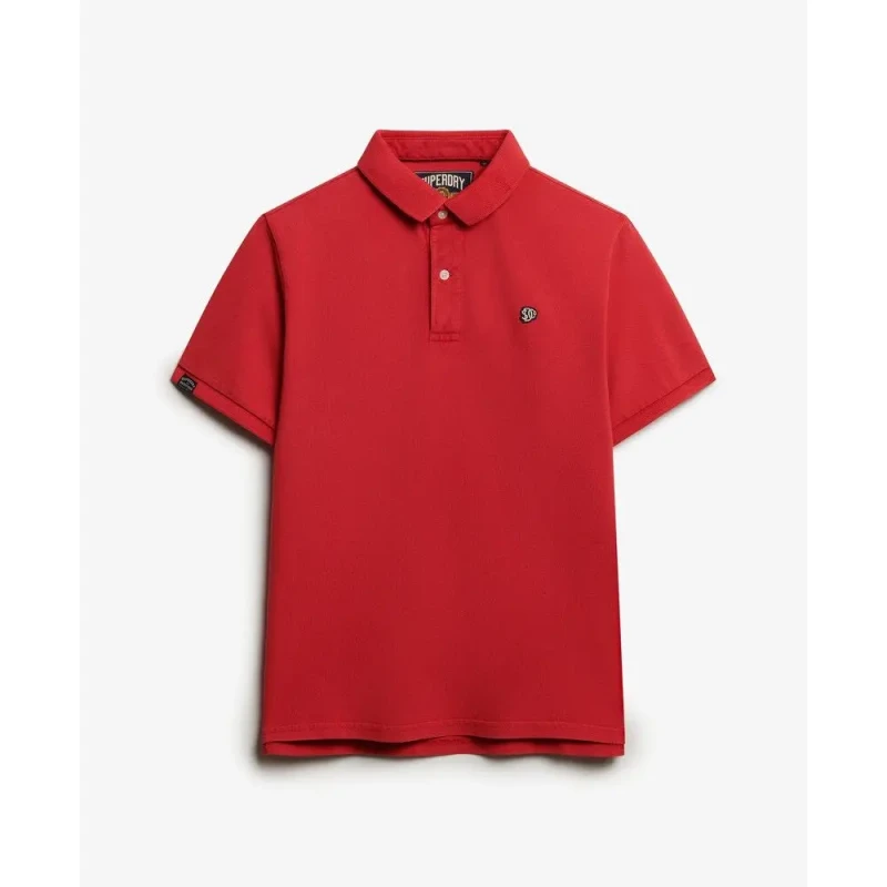 Image of Superdry Polo Superdry Vintage Destroy Rouge Male M