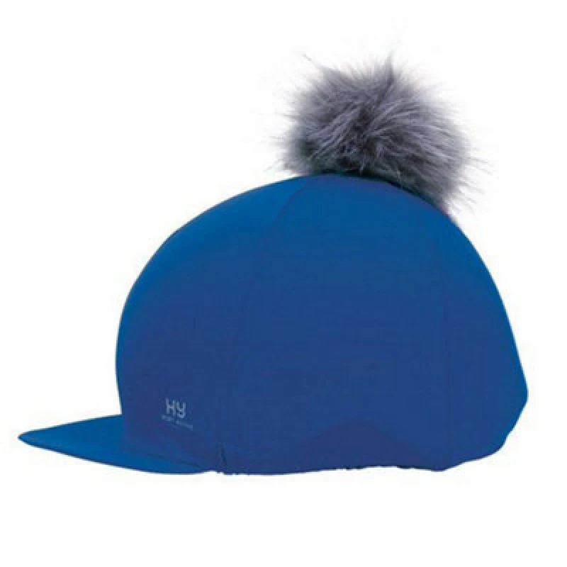 Image of Hy Sport Active Interchangeable Pom Pom Hat Silk Jewel Blue (One Size)