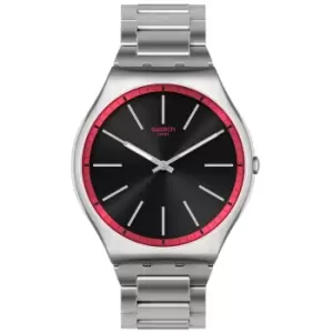 Image of Swatch Red Graphite Quartz Bracelet Unisex Watch SS07S129G