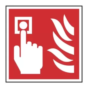 Image of Fire Alarm Call Point Symbol - Sav (100 x 100mm)