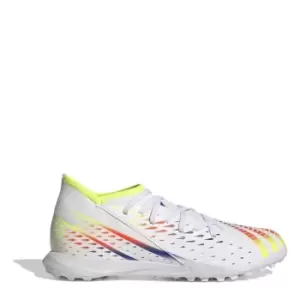 Image of adidas Predator .3 Childrens Astro Turf Trainers - White