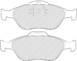 Image of Ferodo FDB1394 Brake Pad Set Front Axle Premier Car