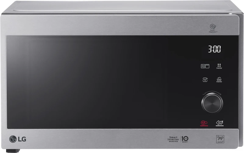 Image of LG NeoChef  MH6565CPS 25 Litre 27cm High, Freestanding Small Microwave With Grill - Stainless Steel