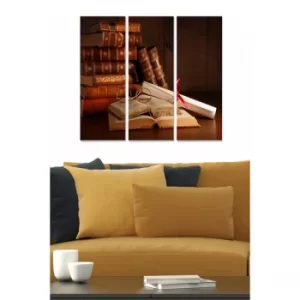 Image of MDF3266962 Multicolor Decorative MDF Painting (3 Pieces)