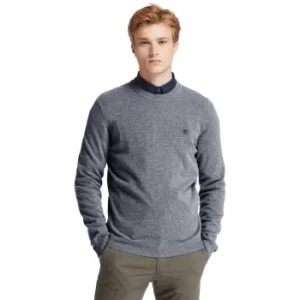 Image of Timberland Cohas Brook Crewneck Sweater For Men In Grey Dark Grey, Size M