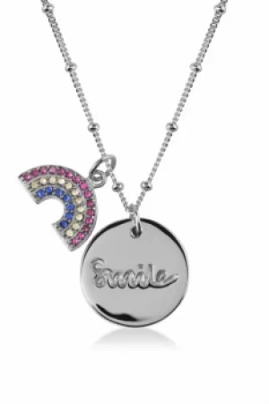 Image of Ladies Radley Sterling Silver Radley Smile Necklace RYJ2007