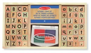 Image of Melissa and Doug Alphabet Stamp Set
