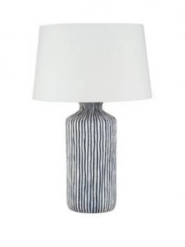 Image of Pacific Lifestyle Mykonos Stripe Table Lamp