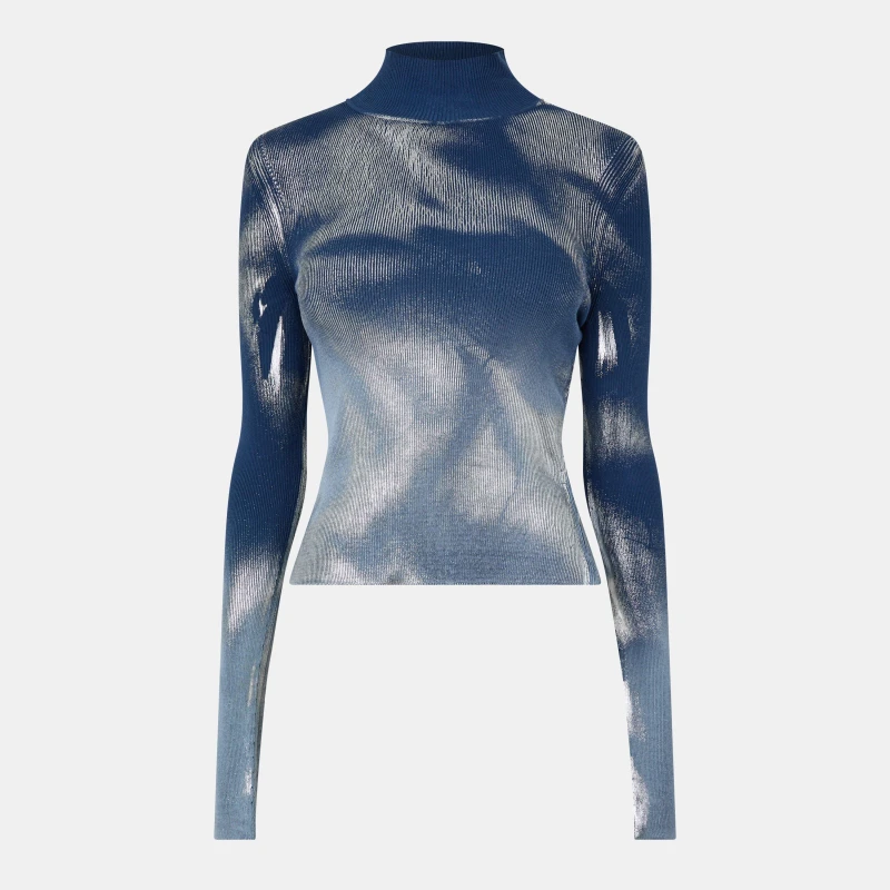 Image of Diesel Womens Ileen Lined Hoodie Faded Denim female 8