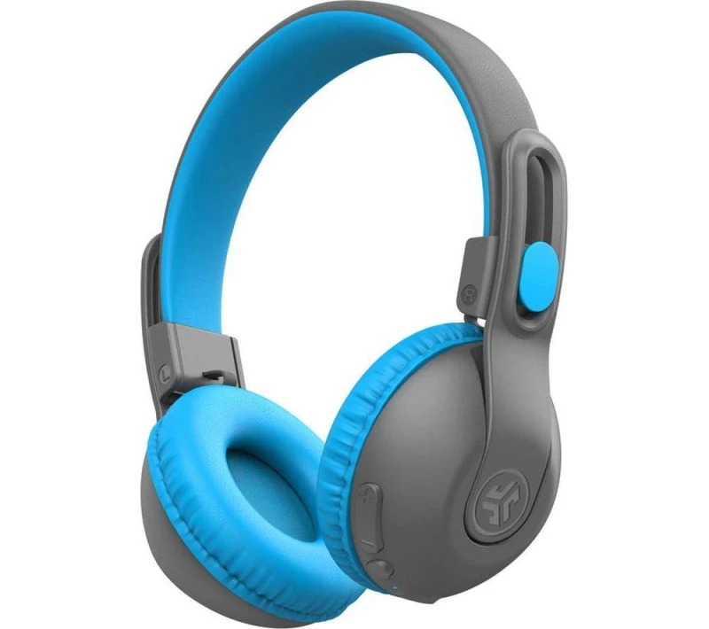 Image of Jlab JLab JBuddies Studio 2 Kids Bluetooth Headphones - Grey/Blue