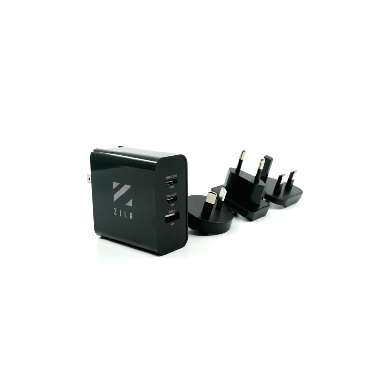 Image of Zilr 65W AC Wall Charger with USB Type-C Power Delivery