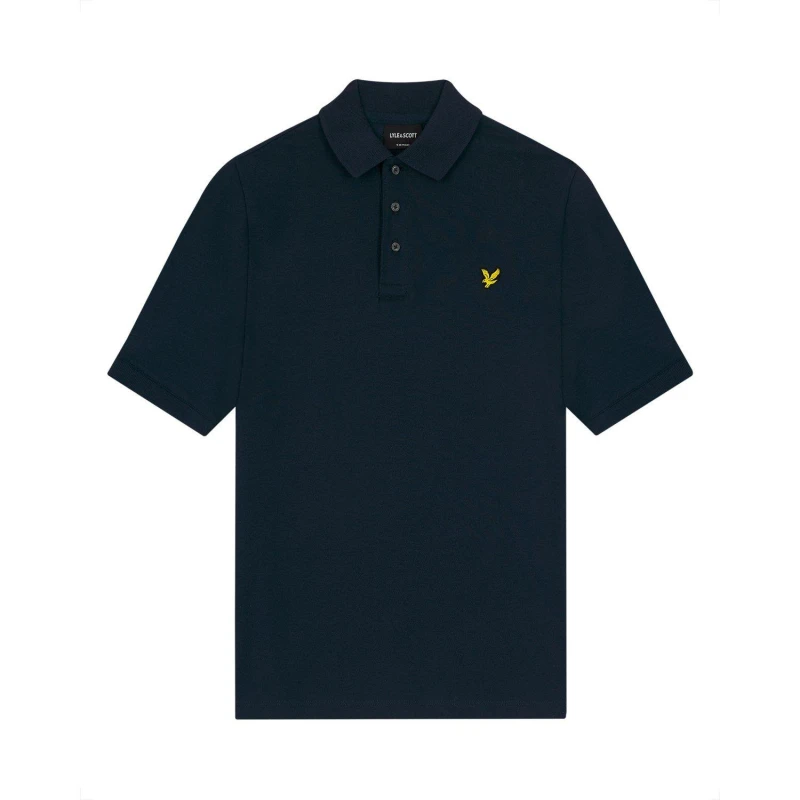 Image of Lyle and Scott Lyle Classic SS Polo - Blue Blue 5 - 6 Years