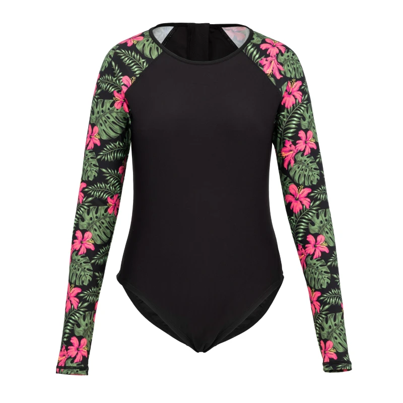 Image of SoulCal Long Sleeved Swimsuit Womens - Black 8