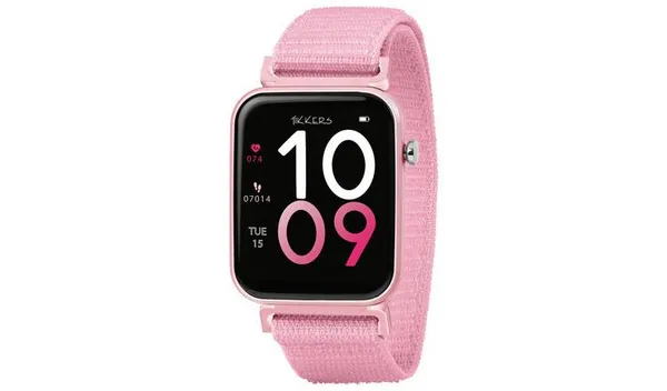 Image of Tikkers Tikkers Kids Series 13 Pink Fabric Strap Smart watch