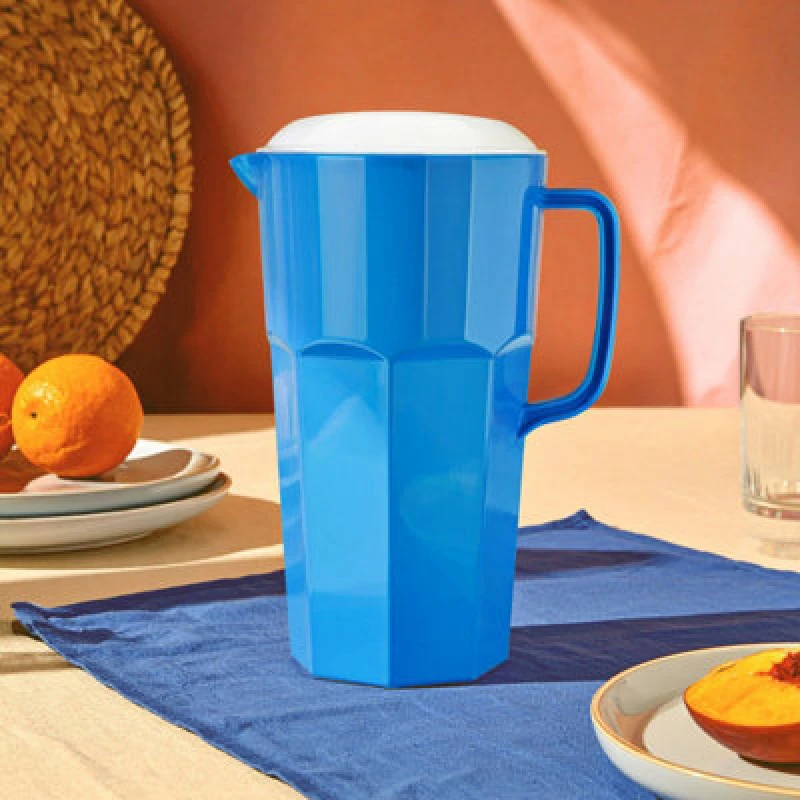 Image of Premier Housewares Milo Blue 2000ml Pitcher Blue